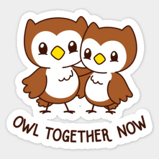 Owl Together Now Magnet