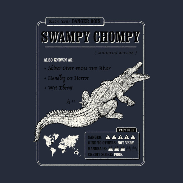 Swampy Chompy by dumbshirts