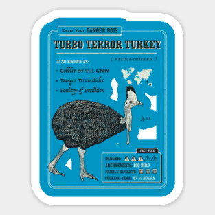 Turbo Terror Turkey Magnet