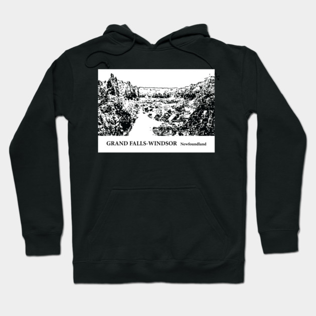 Grand Falls-Windsor Newfoundland Hoodie by Lakeric