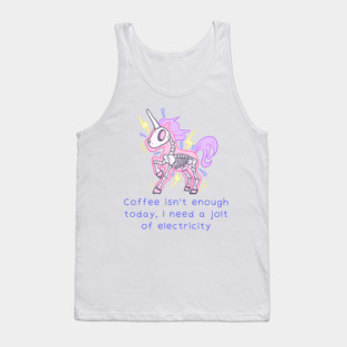 Wake me up unicorn Tank Top