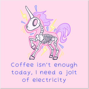 Wake me up unicorn Posters and Art