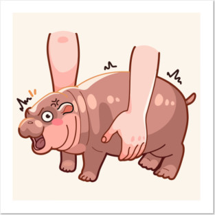 Moo Deng Cute Posters and Art