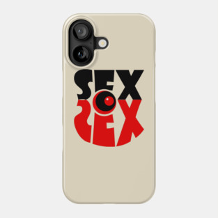 Sex - Retro Design - Geometric Abstract Phone Case