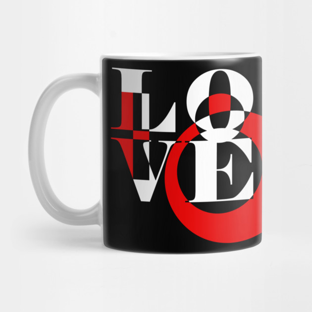 Love - Retro Typographic - Minimalism by TuncGK