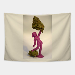Sour Guava Superstar - Weed Design Tapestry