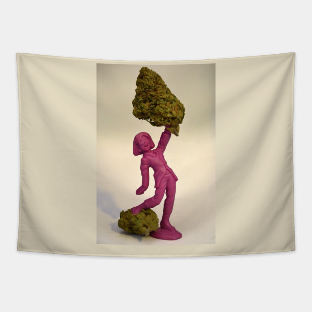 Sour Guava Superstar - Weed Design Tapestry by MrGreenGenes420