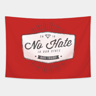 Diamond No Hate in Our State Tapestry
