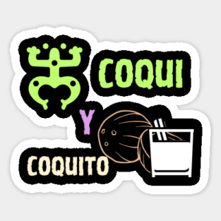 Coqui y Coquito 6 Sticker