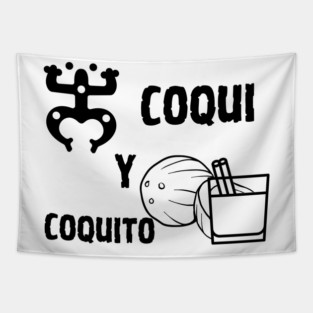 Coqui y Coquito 4 Tapestry