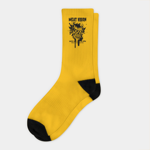 MEAT VISION Socks by artslaves