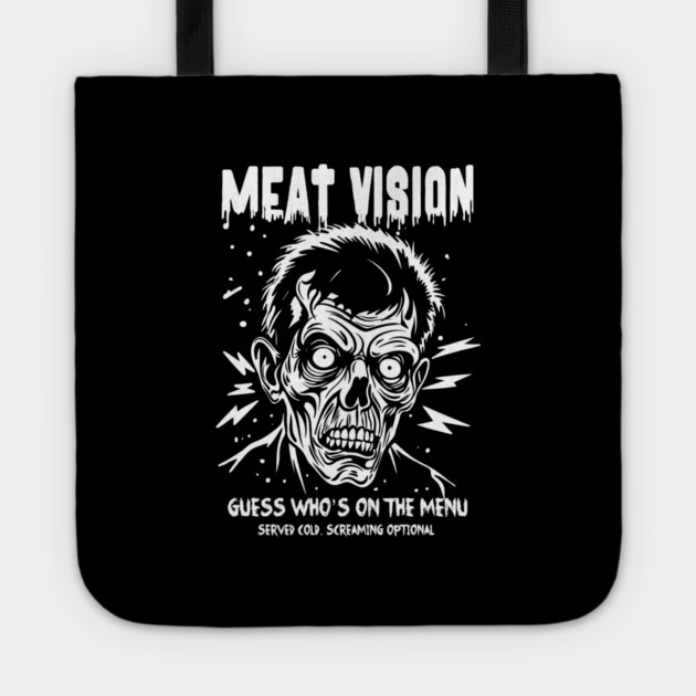 MEAT VISION Tote by artslaves