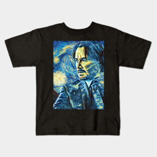 John Wick Van Gogh Style Kids T-Shirt