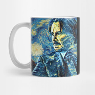 John Wick Van Gogh Style Mug