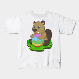 Beaver Easter Easter egg Kids T-Shirt