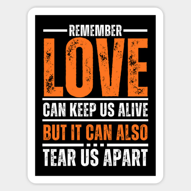 Love Can Do Both - Lovers Typographic Design Magnet by TuncGK