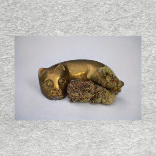 Little Kitty Kind  - Weed Design T-Shirt