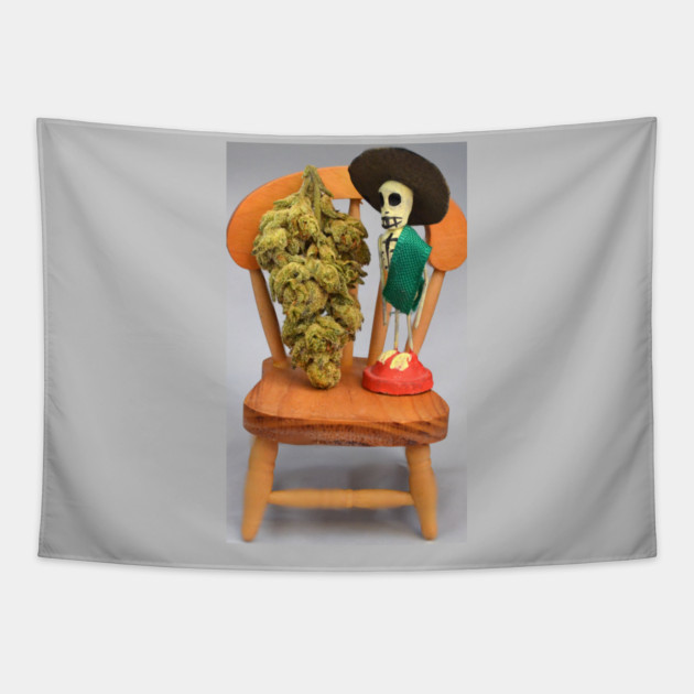 Apple Tartz de los Muerte - Weed Design Tapestry by MrGreenGenes420