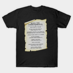MAGA Ten Commandments T-Shirt