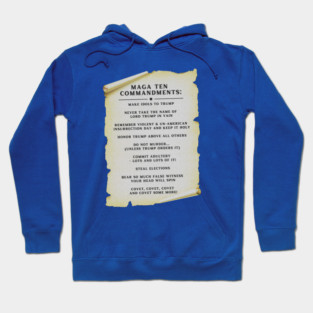 MAGA Ten Commandments Hoodie