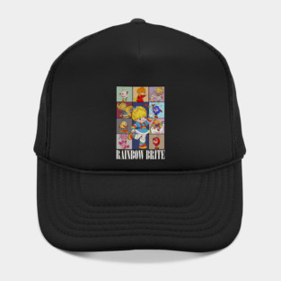 Rainbow brite white Hat