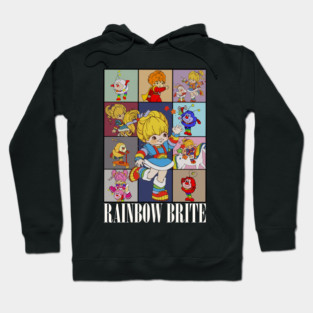 Rainbow brite white Hoodie