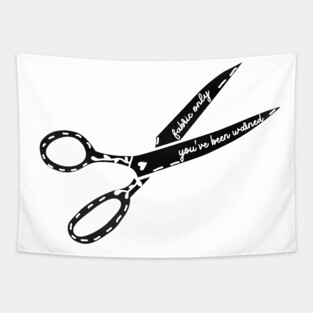 Fabric Scissors Tapestry