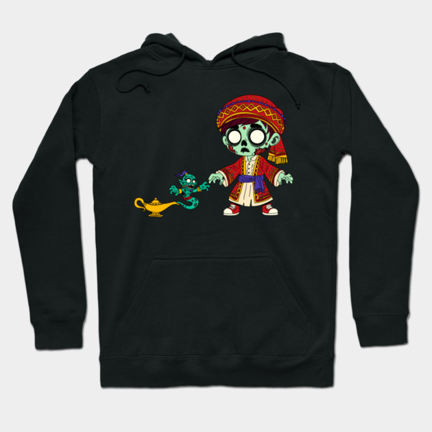Zombie Aladdin & Zombie Genie Hoodie by H. R. Sinclair