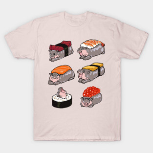 Hippo  Sushi T-Shirt