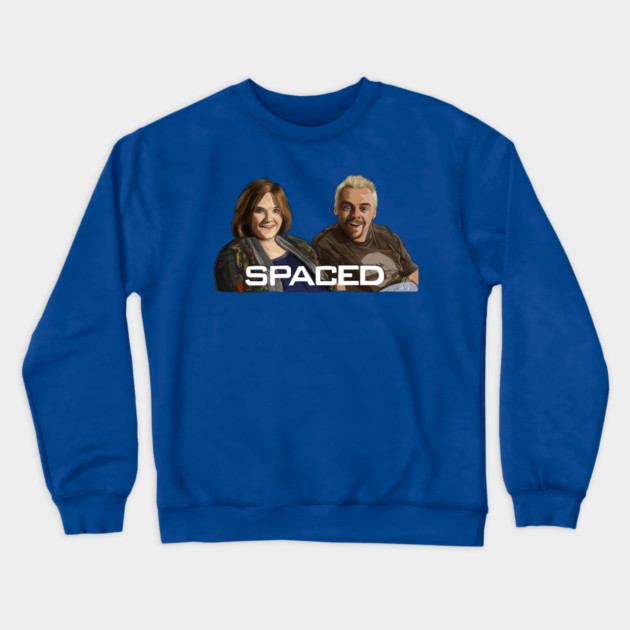 Spaced: Tim & Daisy Crewneck Sweatshirt by 51Deesigns