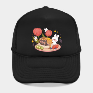 Bunny Cat Yummy Pancake Hat