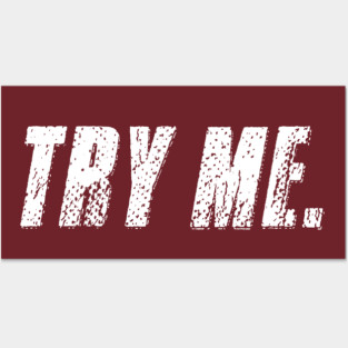 Try Me Posters and Art