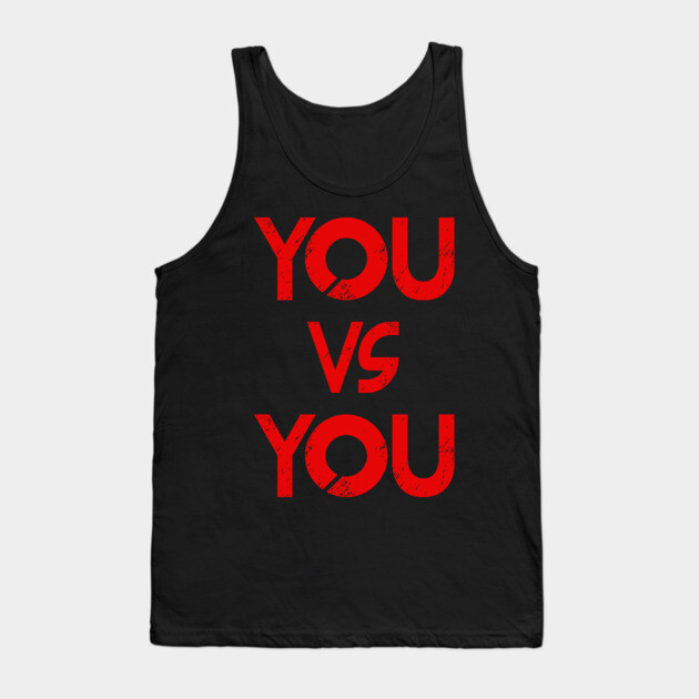 YOU vs YOU Tank Top by alblais