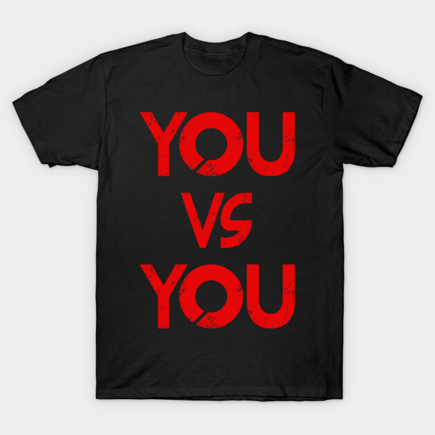 YOU vs YOU T-Shirt by alblais