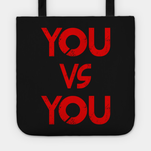 YOU vs YOU Tote by alblais