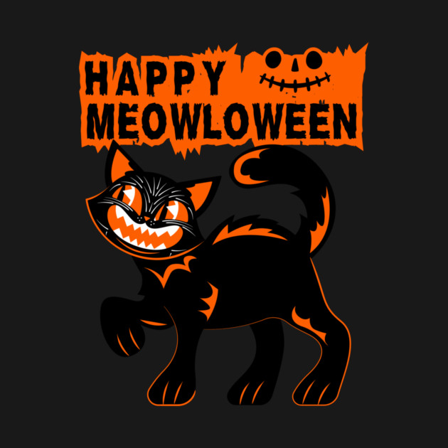 Happy Meowloween Halloween by The WYLD Tribe