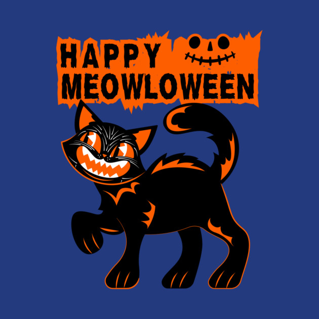 Happy Meowloween Halloween by The WYLD Tribe