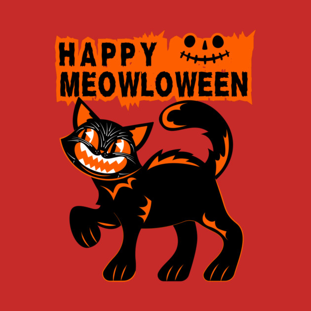 Happy Meowloween Halloween by The WYLD Tribe