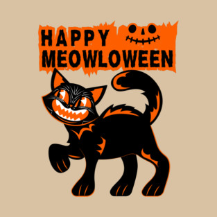 Happy Meowloween Halloween T-Shirt