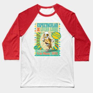 Tortilla Takedown Espectacular de Lucha Libre Presentando Espectro Elote Baseball T-Shirt