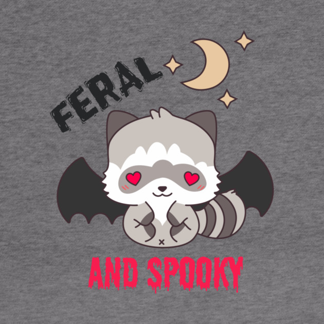 Feral and Spooky Raccoon Halloween by The WYLD Tribe