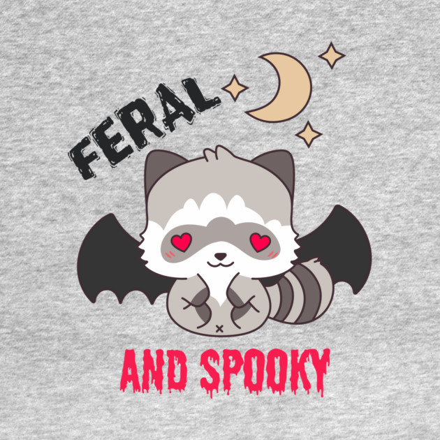 Feral and Spooky Raccoon Halloween by The WYLD Tribe