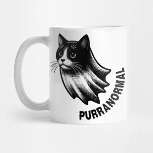 Purranormal Paranormal Cat Halloween Mug