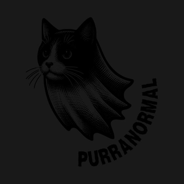 Purranormal Paranormal Cat Halloween by The WYLD Tribe