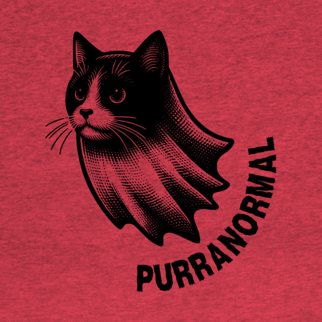 Purranormal Paranormal Cat Halloween by The WYLD Tribe