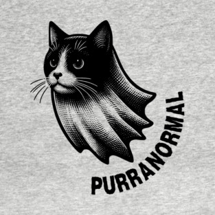 Purranormal Paranormal Cat Halloween T-Shirt