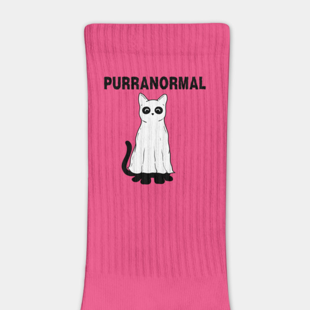 Purranormal Paranormal Spooky Cat Ghost Halloween by The WYLD Tribe