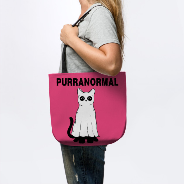 Purranormal Paranormal Spooky Cat Ghost Halloween by The WYLD Tribe