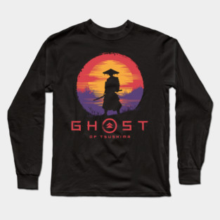 GHOST OF TSUSHIMA - SILHOUETTE SUNSET Long Sleeve T-Shirt