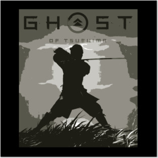 GHOST OF TSUSHIMA - SILHOUETTE NINJA Posters and Art